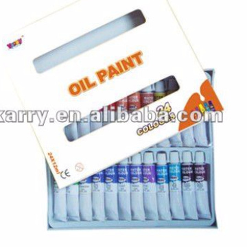 Non-toxic oil paint set 24 colours 12ml per tube